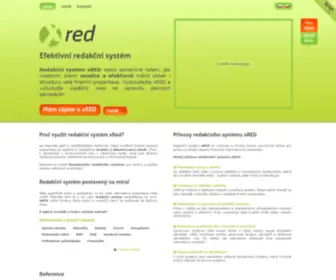 Xred.cz(Redakční systém pro web a eshop) Screenshot