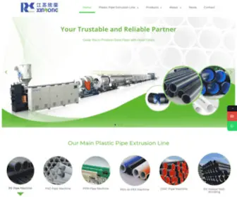 Xrextrusion.com(Plastic Pipe Making Machine) Screenshot