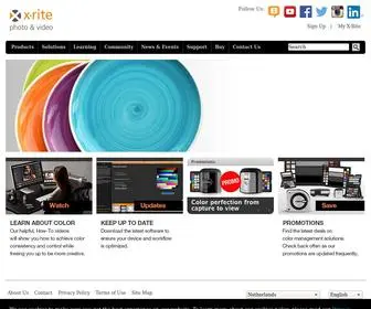 Xritephoto.com(Color Management System) Screenshot