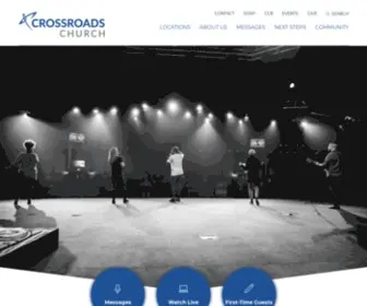 Xroadschurch.net(Crossroads Church) Screenshot
