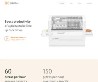 Xrobotics.io(Smallest and powerful pizza) Screenshot