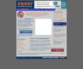 Xroxy.com(China Sentry) Screenshot