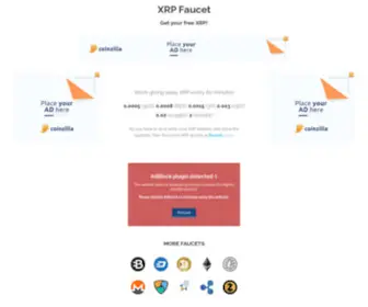Free XRP from the XRP Faucet