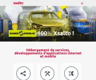 Xsalto.com(Bienvenue sur le site de XSALTO) Screenshot