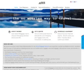 Xsbaggage.com(Ship your excess baggage from anywhere to anywhere) Screenshot