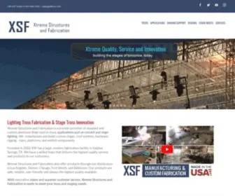 XSFtruss.com(Lighting & Stage Truss Manufacturing) Screenshot