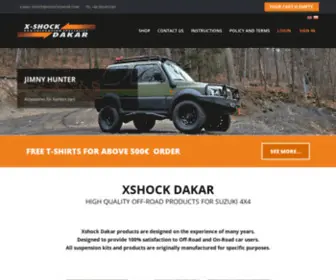 Xshockdakar.com(Suzuki custom suspension specialist xshockdakar) Screenshot