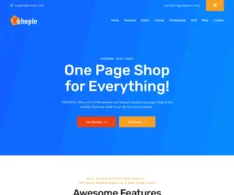 Xshopic.com(Get One Page Website In Minutes) Screenshot