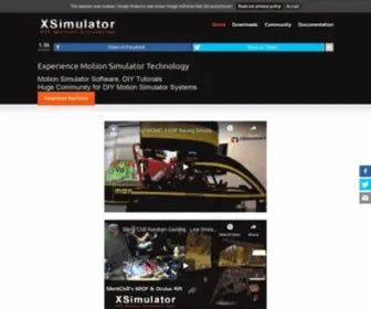 Xsimulator.net(Motion Simulator Community) Screenshot
