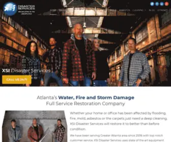 Xsirestoration.com(Water Damage Restoration Marietta GA and Alpharetta GA) Screenshot