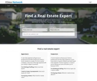 Xsitesnetwork.com(Nationwide directory of real estate professionals) Screenshot