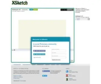 Xsketch.com(Pictionary Online) Screenshot