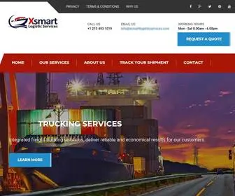 Xsmartlogisticservices.com(Xsmart Logistic Services/Your Maritime Delivery Company) Screenshot