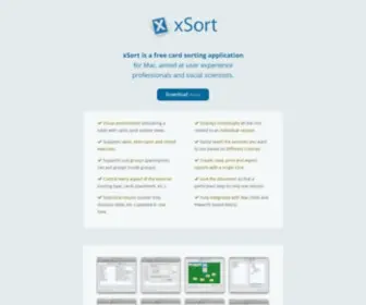 Xsortapp.com(Free card sorting application for Mac) Screenshot