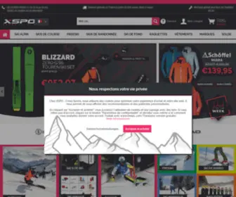 Xspo.fr(Hochwertige Ski und Ski) Screenshot