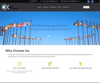 Xspottechnology.com(Multi-Lingual Content Writing and Link Building Agency) Screenshot