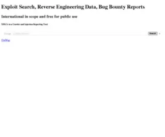 XSS.cx(Exploit Search) Screenshot