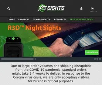 Xssights.com(XS Sights) Screenshot