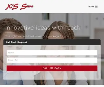 Xssure.co.za(X'S Sure) Screenshot