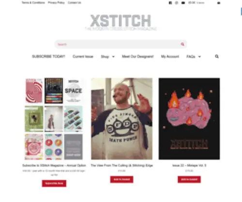 Xstitchmag.com(The Modern Cross Stitch Magazine) Screenshot