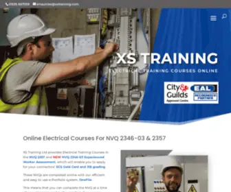XStraining.com(Online Electrical Training Courses) Screenshot