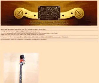 XStrange.com(Johnson's Extremely Strange Musical Instrument Company) Screenshot