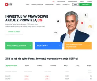 XTB.com.pl(Inwestowanie, Analizy rynkowe, Edukacja) Screenshot
