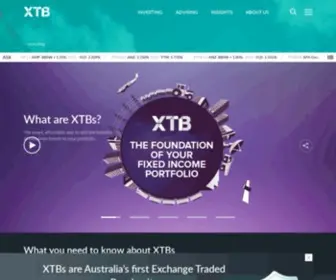 XTBS.com.au(Access bond returns from Australia's top companies on ASX) Screenshot