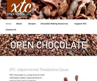 XTCchocolate.com(Open Source Craft Chocolate. XTC Chocolate) Screenshot