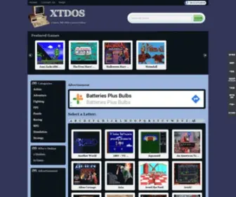 Xtdos.com(Play Retro DOS Games Online) Screenshot