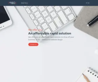 Xtec.business(X TEC Melbourne Website Design) Screenshot