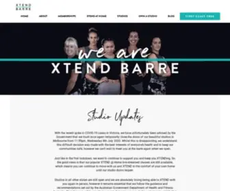 Xtendbarre.com.au(Barre, Pilates, TRX, HIIT) Screenshot