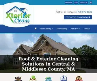 Xteriorcleans.com(Roof Cleaning and House Washing in Worcester MA) Screenshot