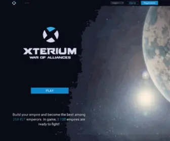 Xterium.ru(Browser Space Strategy Game) Screenshot