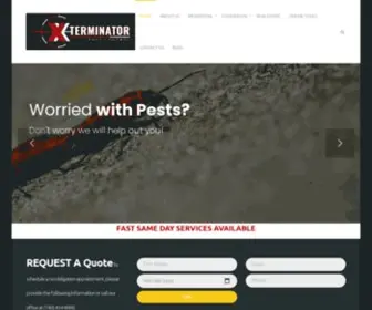 Xterminator.com(Pest Control Company) Screenshot