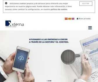 Xterna.es(Asesoría integral para PYMES y filiales internacionales) Screenshot