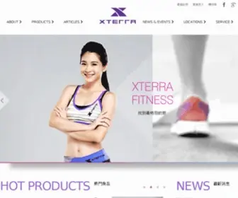 Xterra.com.tw(XTERRA 美國三鐵健身品牌) Screenshot