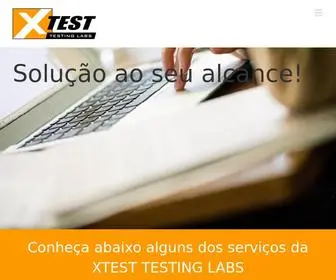 Xtestlabs.com(XTEST Testing Labs) Screenshot
