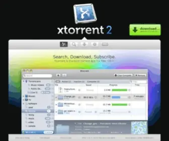 Xtorrent.com(Xtorrent P2P (for Mac OS X)) Screenshot