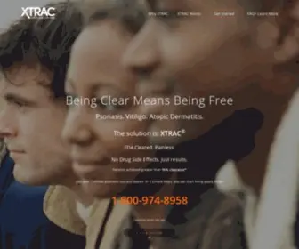 Xtracclear.com(Psoriasis and Vitiligo Treatment) Screenshot