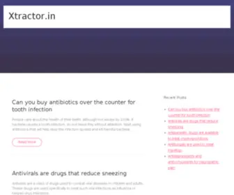 Xtractor.in(HOME) Screenshot