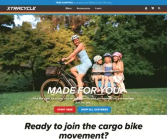 Xtracycle.com(Xtracycle Cargo Bikes) Screenshot