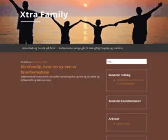 Xtrafamily.dk(Xtra Family) Screenshot