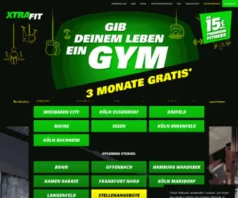 Xtrafit.de(Fitnessstudio Köln) Screenshot
