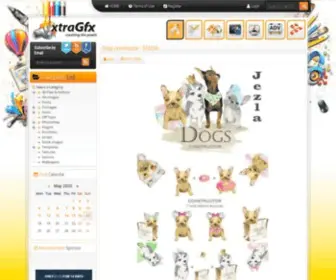 Xtragfx.com(XtraGFX Creating the Pixels GFX Sources for Graphic Designers) Screenshot