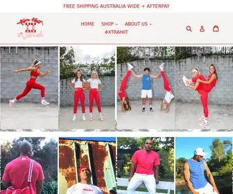 Xtrahiit.com(Australian active wear label inspired by our Motherland the Kingdom of Tonga. Our active wear) Screenshot