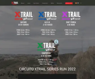 Xtrailseriesrun.com(Running) Screenshot