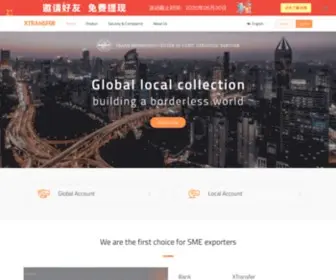Xtransfer.cn(XTransfer作为一站式外贸企业跨境金融和风控服务公司) Screenshot