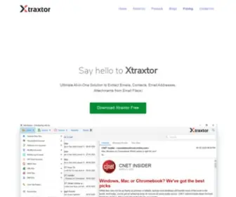 Xtraxtor.com(Best Email Extractor) Screenshot