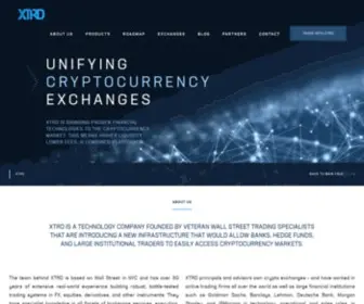 XTRD.io(Unifying Cryptocurrency Exchanges) Screenshot